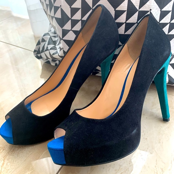 Guess Jeans Pumps Suede High Heels - Picture 4 of 10